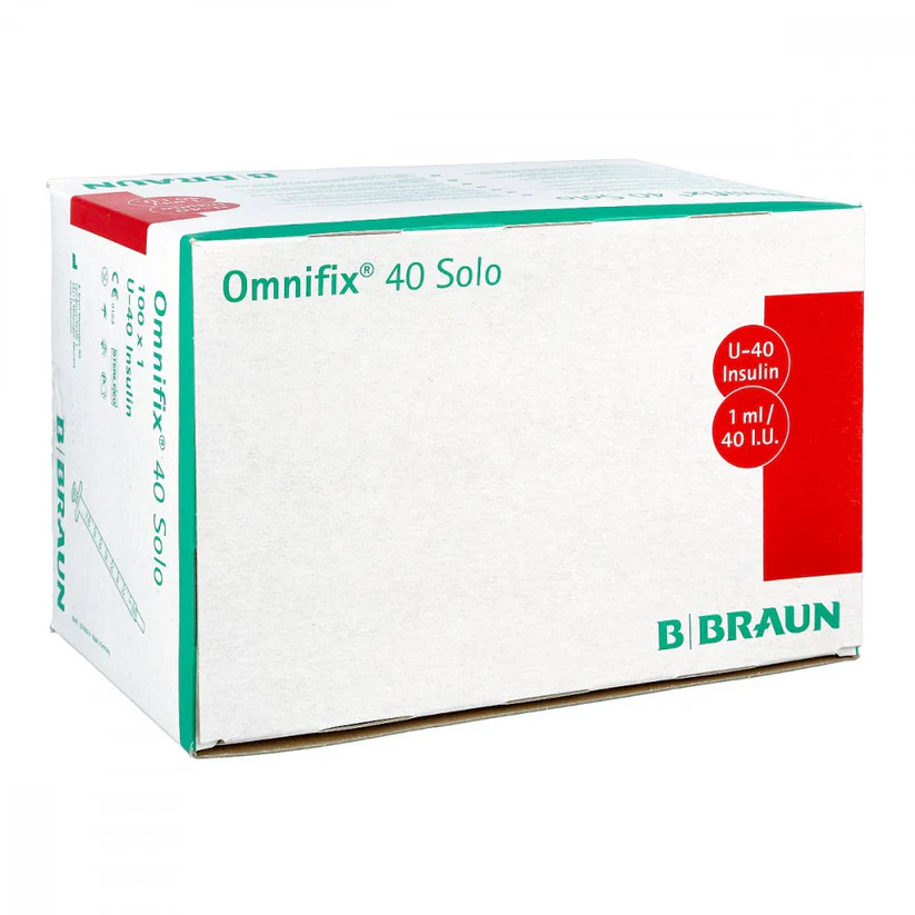 Bild von Omnifix Solo Insulinspr.1 Ml U40 (100X1 ml)